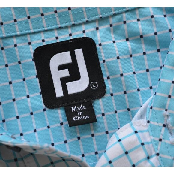 FootJoy Golf Short Sleeve Polo Athletic Shirt Size L - Picture 3 of 5